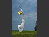 Sail
Skulptur Edelstahl Blattgold
H 240 cm
